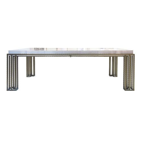 Современный обеденный стол - H 550209 – H 550216 - GUADARTE - из металла / из дерева / из лакированной древесины