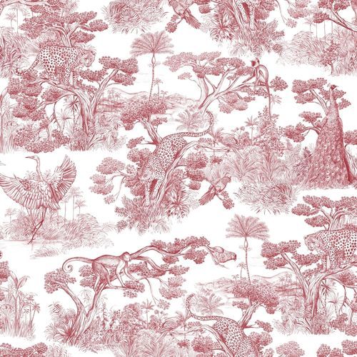 Современный обои - ANIMALIA  - Olivier Thévenon Selection - природный мотив / с рисунком животных / имитация ткани