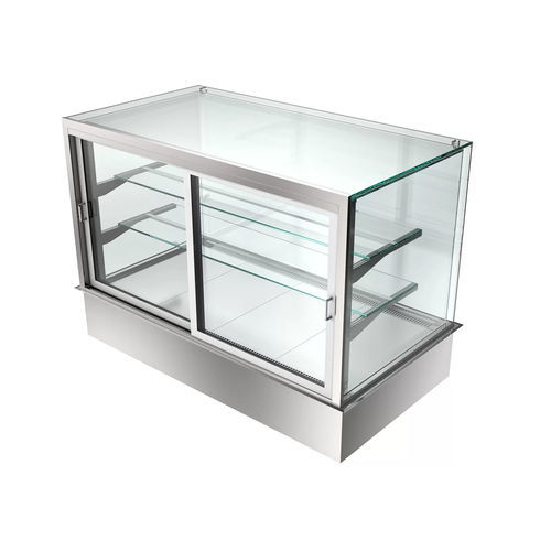 Стоечная холодильная витрина - Manhattan - Moving Glass & Metal Design - полочная / для кондитерских изделий / для мясоперерабатывающего предприятия