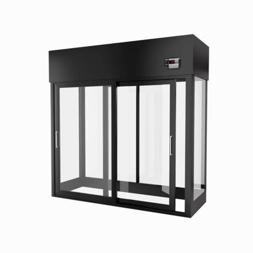 Вертикальная холодильная витрина - Vision - Moving Glass & Metal Design - для торговли / из нержавеющей стали / из алюминия