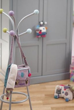 Вешалка для верхней одежды на ножке - chambre ardoise  - MOULIN ROTY - современная / из металла / для детей