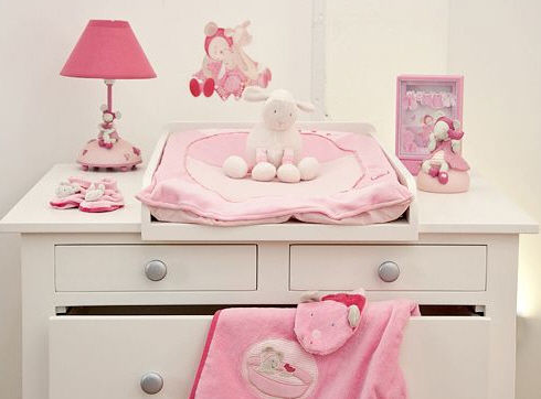 Пеленальный столик из дерева - CHAMBRE NUAGE  - MOULIN ROTY - на ножке