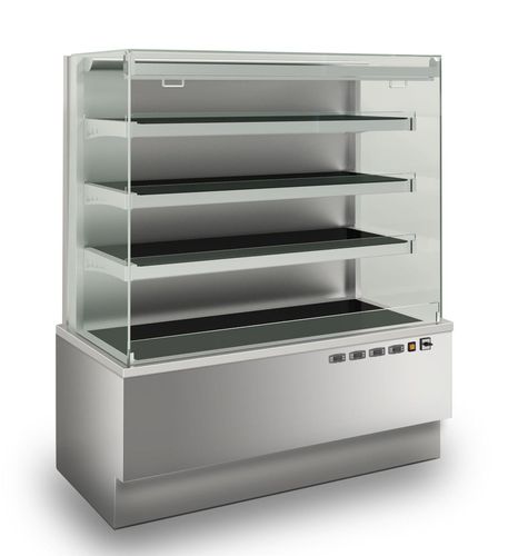 Стоечная витрина с подогревом - Wall Display Case - EMAINOX SRL - полочная / видимая / со встроенным освещением