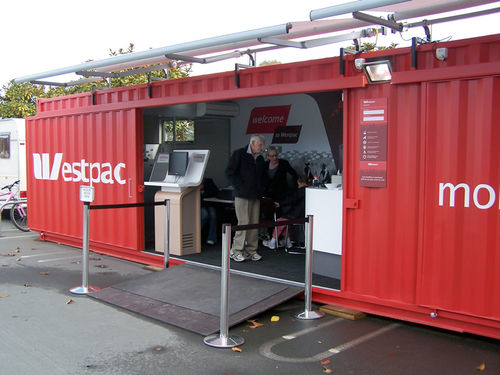 Контейнер для профессионального использования - BANK FOR CHRISTCHURCH EARTHQUAKE RELIEF - addis container - для стройки