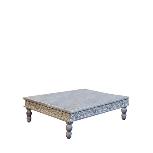 Классический журнальный столик - BALI - Colección Alexandra - из дерева / с основанием из древесины / прямоугольный
