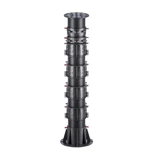 Штифт для терассы из полипропилена - BC-SERIES BC-11 - 672 - 965 mm - Buzon Pedestal International - для террасы / регулируемый / для террасных покрытий