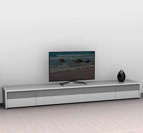 Современная тумба под телевизор - S1 LB-2 Sound - Handelsagentur Lars Schnepel UG - со встроенной колонкой / низкая тумба под телевизор / с полками
