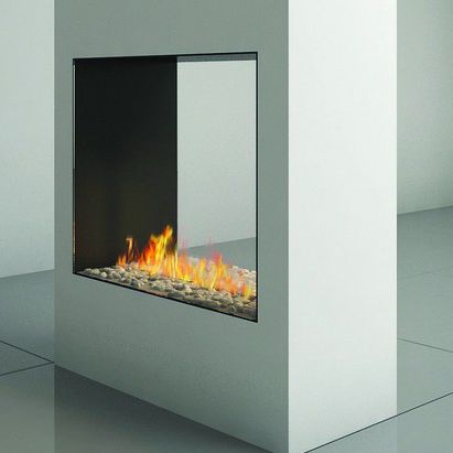 Газовый камин - CLEAR 75X65 - Ortal USA - встраиваемый / двусторонний / с закрытой топкой