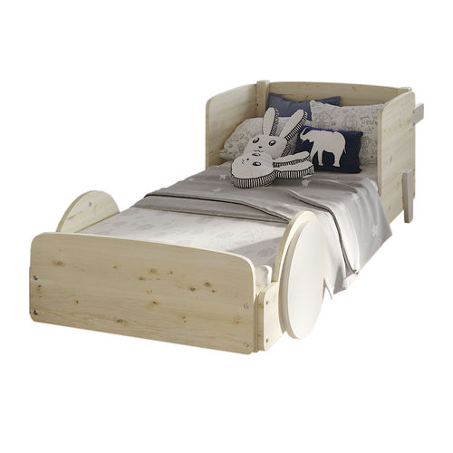 Односпальная кровать - Discovery 1 - MATHY BY BOLS - с полкой / 90x190 см / лакированная