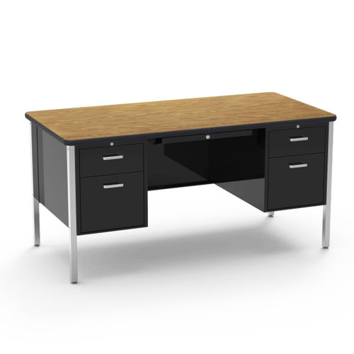 Рабочий стол для школ - 540 SERIES TEACHER DOUBLE PEDESTAL - Virco - классический / из стали / из ламината высокого давления