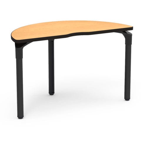 Современный стол - PLATEAU SERIES HALF MOON - Virco - из стали / из алюминия / из ламината высокого давления