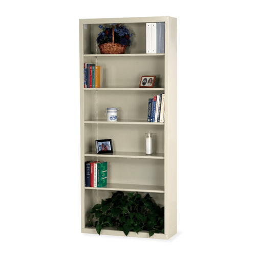 Современный книжный шкаф - #BOOKCASE-BCM3684-GRY05 - Virco - из стали