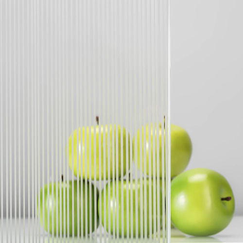 Закаленная стеклянная панель - ILLUSION LINES - General Glass International - слоистая / декорированная / сатинированная