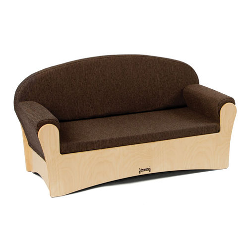 Диван для детей - 3770JC - Jonti-Craft, Inc. - классический / из ткани / коричневый