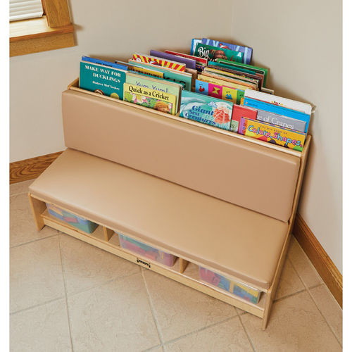 Современная банкетка - CORNER LITERACY NOOK - Jonti-Craft, Inc. - из фанеры / для залов ожидания / для школ