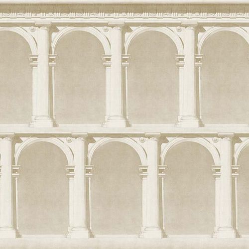 Современный обои - ARCHE & COLUMNS /2 - Papiers de Paris - с рисунком / имитация бетона / песочный
