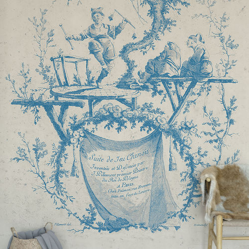 Классический обои - CHINESE DECOR  - Papiers de Paris - эскиз / сцены из жизни / имитация обоев