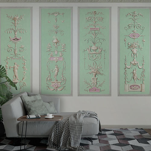 Декоративная панель для настила - THE FOUR SEASONS - SPRING  - Papiers de Paris - настенная / с высоким сопротивлением / из бумаги