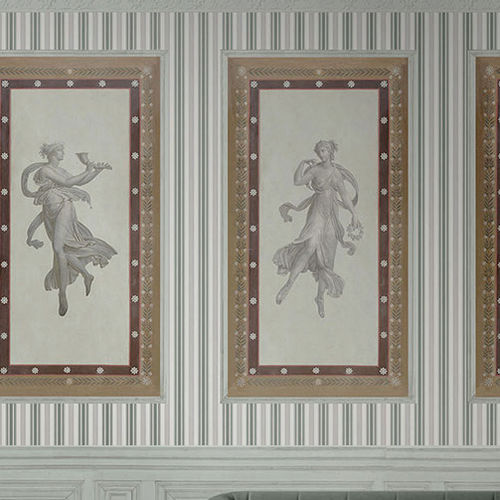 Декоративная панель для настила - POMPEII DANCER N°1/7 - Papiers de Paris - настенная / с высоким сопротивлением / из бумаги
