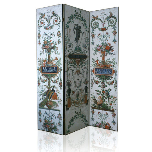 Современная ширма - ANTIQUE - Papiers de Paris - дерево / из бумаги / 3 стенки