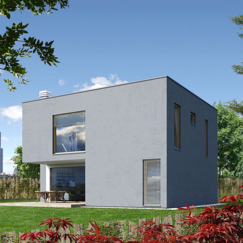 Сборный дом - EK 039 - ekokoncept, wooden prefabricated buildings, d.o.o - экологический / современный / с деревянным каркасом
