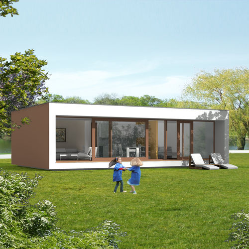 Сборный дом - EK 014 - ekokoncept, wooden prefabricated buildings, d.o.o - экологический / современный / с деревянным каркасом