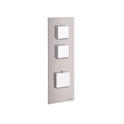 Однорычажный смеситель для душа - 21020-CR - CARIMALI design shower_space - настенный / термостатический / из хромированного металла