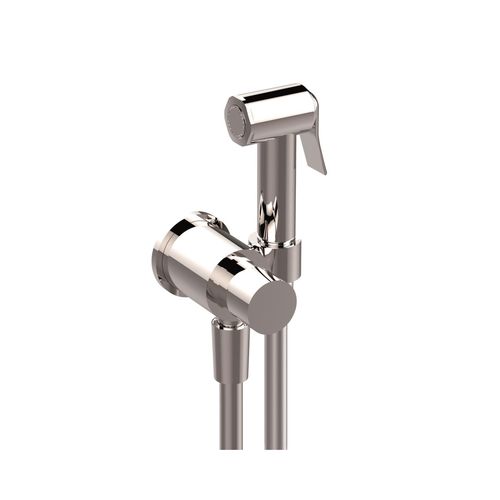 Ручной душ на гибком шланге - MINI - CARIMALI design shower_space - круглый / из латуни / хромированная отделка