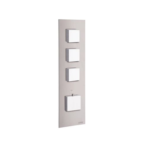 Однорычажный смеситель для душа - ILQUADRO  - CARIMALI design shower_space - настенный / термостатический / из хромированного металла