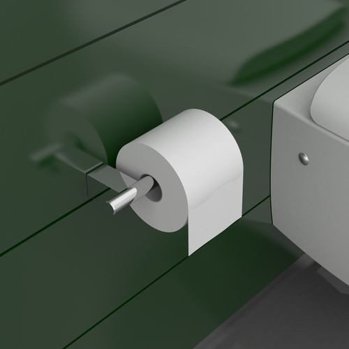 Настенный держатель для рулонов туалетной бумаги - STEELGLAM RH - Inoxstyle - из нержавеющей стали 316L / полированный / для гостиницы