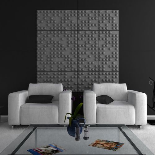 Настенная акустическая панель - TETRIS - Soundtect - для потолков / из полиэстера / квадратная