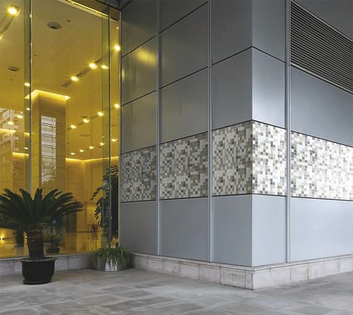 Композитная панель для настила - MOSAIC AIR - GAMMASTONE - для перегородки / для стены / из стекла