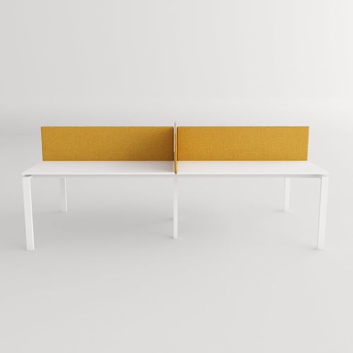 Рабочий стол для офисов открытого типа - KEMI™ - ATEPAA / PENT. - современный / из лакированной древесины / со встроенным сепаратором
