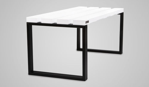 Современная скамейка для раздевалки - MITA Bench for changing room - ATEPAA / PENT. - из дерева / из металла