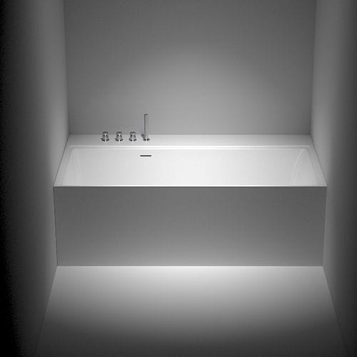 Отдельностоящая ванна - NEUTRA NICCHIA - SIGN - из Solid Surface / белая