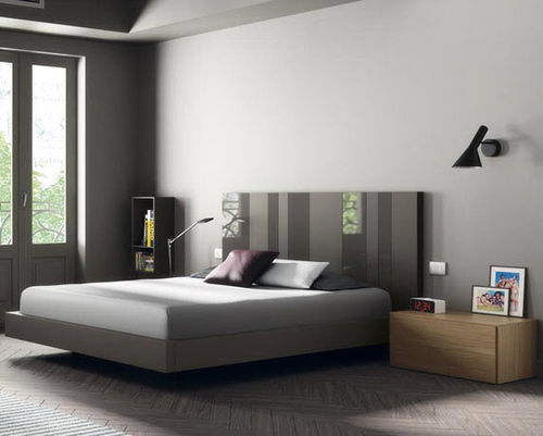 Плавучая кровать - D4  - VIVE - MUEBLES VERGE S.L. - двуспальная / современная / с изголовьем