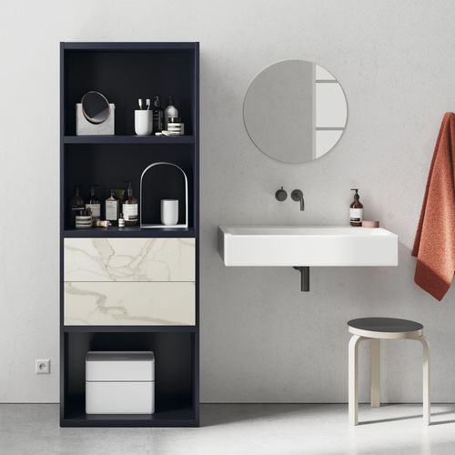 Современный стеллаж - EST107 - VIVE - MUEBLES VERGE S.L. - из керамики / для ванной комнаты