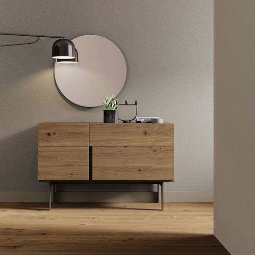 Современная мебель для прихожей - ON RECIBIDOR 4 - VIVE - MUEBLES VERGE S.L. - из дуба / из лакированной древесины / с зеркалом