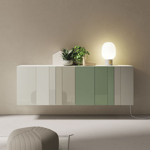Настенный буфет - ON APARADOR 2 - VIVE - MUEBLES VERGE S.L. - современный / из лакированной древесины / из матовой лакированной древесины