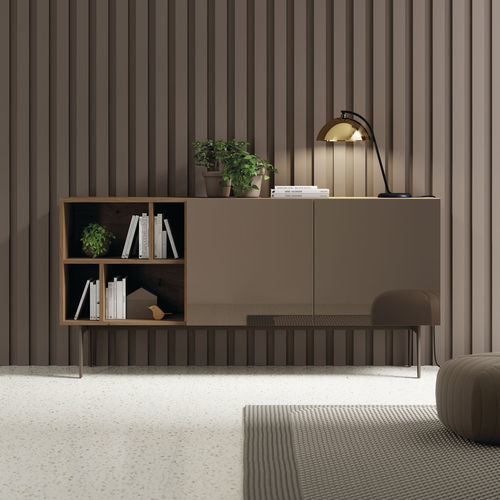 Современный буфет - COMPACT APARADOR 10 - VIVE - MUEBLES VERGE S.L. - из дуба / из фанерованной древесины / из матовой лакированной древесины