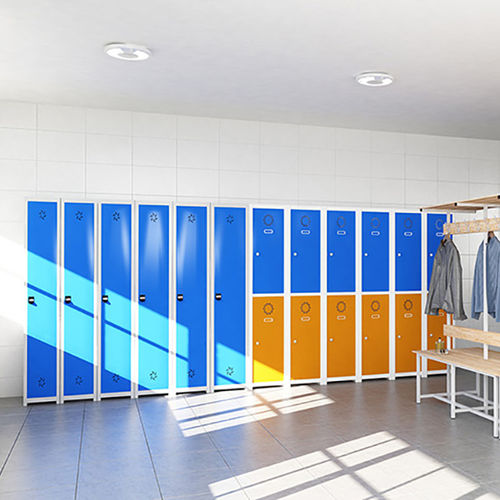 Шкафчик для раздевалки из стали - TAQUILLAS MODULARES - MEGABLOK S.A. - для спортивного учреждения / для профессионального использования / для офиса