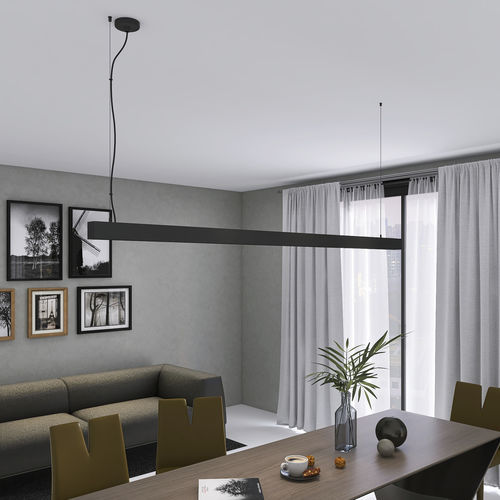 Подвесной осветительный профиль - COMFORT - Luz Negra - LED / из алюминия / для офиса