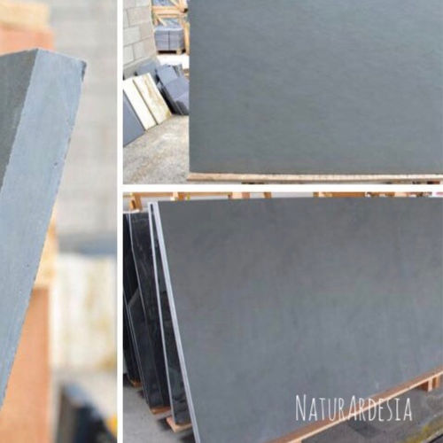 Плита из камня из шифера - MARE SLATE  SLABS - MAP Slate Srl - серая