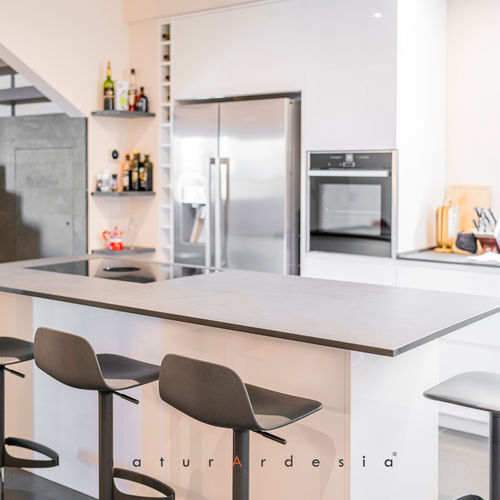 Рабочая поверхность из шифера - MARE SLATE KITCHEN TOP - MAP Slate Srl - для интерьера / для наружного применения / серая