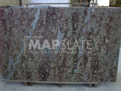 Плита из камня из шифера - MULTICOLOR SLATE SLABS  - MAP Slate Srl - коричневая