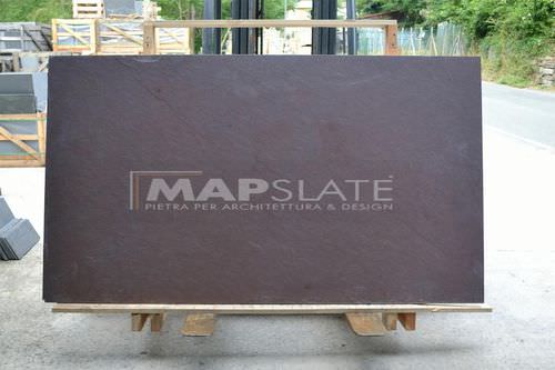 Плита из камня из шифера - PURPLE SLATE SLABS  - MAP Slate Srl - рельефная / фиолетовая