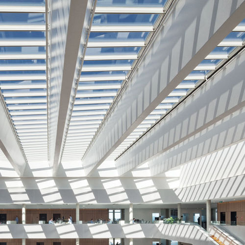 Фонарь для плоской крыши - ATRIUM LONGLIGHT - VITRAL - с двойным остеклением / с петельным крюком / из стекла