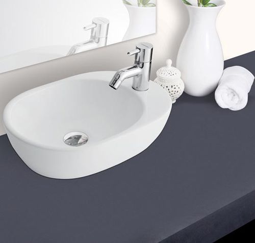 Настольная раковина - HINDWARE ITALIAN: BARCA  - HSIL Limited (Hindware) - из фарфора / овальная / современная