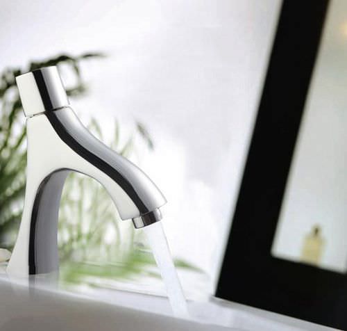 Однорычажный смеситель для раковины - HINDWARE ITALIAN: ARMADA - HSIL Limited (Hindware) - настольный / из хромированного металла / для ванной комнаты