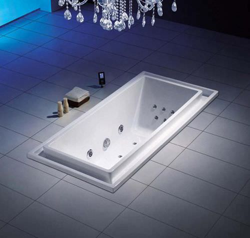 Ванна из фарфора - AMORE: ROMANCE: INAMORATA - HSIL Limited (Hindware) - гидромассажная / для хромотерапии / белая